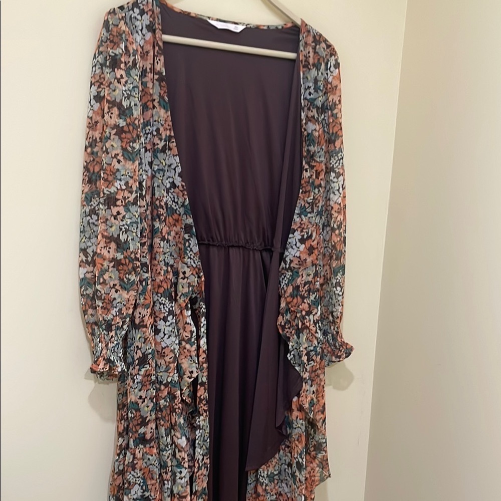LC Lauren Conrad Floral Casual Dress Boho Dress | everyday dress M ( Fits M-L) - Picture 8 of 9